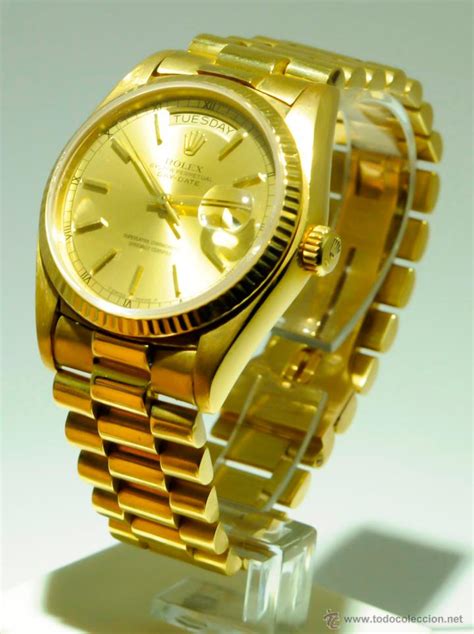 precio de los rolex de oro